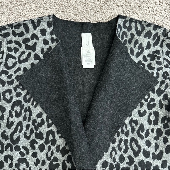 Jones New York Womens Size XS Wool Blend Leopard Print Jacket Blazer - Picture 8 of 11